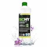 BiOHY KFZ Polster- & Lederpflege (1l Flasche) | KFZ- Innenraum Aufbereitung & Lederpflege | hinterlässt angenehmen Geruch | Fleckenentferner für Autositze | ideal für Reinigungspistolen
