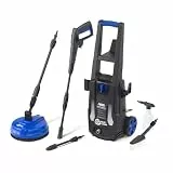 AR Blue Clean Hochdruckreiniger e-1600P mit Patio Cleaner und Feste Bürste (1600 W, 125 bar, 420 l/h)