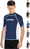 Cressi Men Rash Guard Man Rash Guard - Dark Blue, L/4 (52)