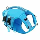 KONVINIT Schwimmweste Hund,Hundeschwimmweste,Schwimmwesten für Hunde -Dog Life Jacket für Kleine Mittel Große Hunde zum Bootfahren,Schwimmen,Surfen,Größenverstellbar mit Griff und Reflektoren
