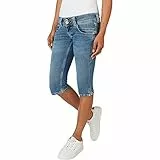 Pepe Jeans Damen Venus Crop Jeans Shorts, Denim-hq5, 29W EU