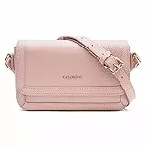 Lazarotti Bologna Leder Umhängetasche Damen | verstellbarer Schulterriemen | mittelgroße Crossbody Bag | Schultertasche 21 cm