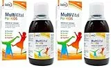 MultiVital für Kids | Multivitaminsaft für Kinder ab 4 Jahren | 13 Vitamine plus Zink | Für Knochen, Immunsystem, Energie & Kognition | Laborgeprüfte Qualität aus Deutschland (Packung mit 2)