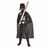 Rubie's Offizielles Disney Star Wars Darth Vader-Kostüm, Kindergröße S, Alter 9-10 Jahre, Halloween