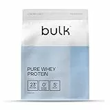 Bulk Pure Whey Protein Powder | Vanilla | 23g Protein and 5g BCAAs per Scoop | Whey Concentrate Shake | Low Sugar | Supports Muscle Growth and Repair | Smooth Mixing | Vegetarian | 1kg