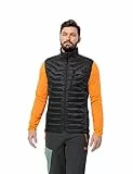 Jack Wolfskin Herren ROUTEBURN PRO INS Vest M Weste, Black, L