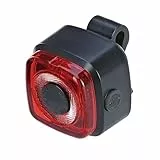 Prophete Akku-Rücklicht, wiederaufladbar mit Cree-LEDs, 220° Sichtbarkeit, Micro-USB-Ladung, universelle Silikonhalterung, werkzeugfreie Montage