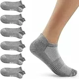 Fullluwaa Sneaker Socken Herren Damen 6/10 Paar, Kurze Halbsocken Baumwolle Sportsocken Atmungsaktiv Laufsocken