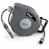 Bituxx Wand Wasser Schlauchtrommel Schlauchaufroller Wasserschlauchaufroller Schlauchbox Automatik (10 m)