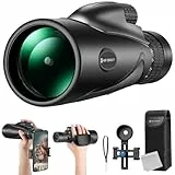 K&F Concept 8-32X50 HD Monokular Teleskop Kontinuierlicher Zoom mit Mobiltelefonclip für Vogelbeobachtung, Jagen, Wandern, Konzert