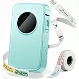 Phomemo D35 Etikettendrucker, Mini Bluetooth Etikettiergerät Tragbarer beschriftungsgerät selbstklebend Labeldrucker, Handgerät Kabelloser Label Printer Für Zuhause, Büro, Schule
