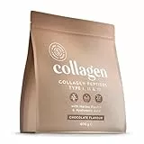 Collagen Pulver [400g] | Premium Kollagen Hydrolysat | Peptide Typ 1, 2 & 3 | Hochdosiert Kollagenpulver mit Hyaluronsäure und Elastin | Schokoladengeschmack | in Deutschland hergestellt | Alpha Foods