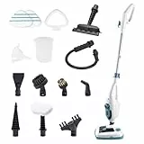 Di4 SteamClean Multi 12 ProMax Multifunktionaler Dampfreiniger 12 in 1, 1500W, Entfernt 99,9% der Viren und Bakterien, Dampfreiniger Haushaltsreinigung ECO ohne Reinigungsmittel, Polsterreiniger