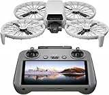 DJI Flip (RC 2 Fernsteuerung mit Bildschirm), drohne mit Kamera 4k, Mini Drohne mit Kamera,  249 g, Drohne Follow Me Funktion, 13 km Videoübertragung, Handstart