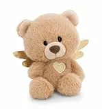 NICI Kuscheltier Schutzengel Bär 12cm in Geschenkbox 12x6,5x9,5cm - braun - Weiches Plüschtier – niedliches Stofftier zum Kuscheln & Spielen – tolle Geschenkidee für Kinder & Erwachsene | 61893