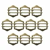 Milisten Multi- Hardware Pin 10Pcs Vintage Metall Roller Schnallen Anzug Weste Schnallen Metallkleidung Kn? Verstellbare Taillengürtelschnallen Messing DIY Craft Project (Bronze) Multi- Schnalle