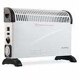 blumax Heizgerät 2000W | energiesparende Konvektorheizung | Elektroheizung für Innenräume | mit Turbolüfter | elektrische Heizung für 20-30m²