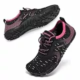 Limberun Jungen Wasserschuhe Kinder Schwimmschuhe Kinder mädchen Jungen Badeschuhe Kleinkind barfußschuhe schwarz/rot 31