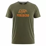 FORSBERG T-Shirt Skogson, Farbe:grün/orange, Größe:L