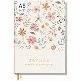 Häfft® Business-Timer 2026 2027 A5 für 17 Monate: August 26 bis Dez. 27 - Buchkalender, Terminplaner, Wochenkalender, Terminkalender, Wochenplaner 'Wild Blossoms'