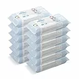 by Amazon Disney Pure Babyfeuchttücher, 100% pflanzliche Fasern, 99% Wasser, 720 Tücher, Unparfümiert, 12 Packungen à 60 Stück (zuvor unter der Marke Mama Bear geführt, identisches Produkt)