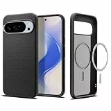 Spigen Liquid Air MagFit Hülle für Google Pixel 10 Pro XL, Kompatibel Mit Pixelsnap und MagSafe [2025 Neue Funktion] [Made for Google] -Schwarz