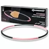 Schildkröt Fitness-Hoop, Hula-Hoop Ring, 90cm Durchmesser, 0,8kg, Grau-Rosa, in 4-Farb Karton, 960234