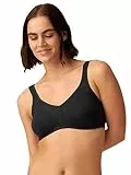 Naturana Minimizer & Side Smoother BH | Nahtloser BH ohne Bügel für optimalen Halt | Bequemer Damen BH | Weicher BH für ganztägigen Komfort 95 Schwarz C