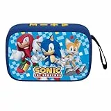 Lexibook, SEGA Sonic the Hedgehog, Tragbarer Bluetooth-Lautsprecher, kabellos, USB-C, SD/TF-Karte, wiederaufladbarer Akku, Blau, BT018SN