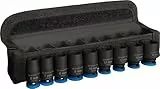 Bosch 9x PRO Impact Steckschlüsseleinsatz-Set (31 x 28 mm, Professional Zubehör Bohrer und Schrauber)