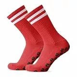 Brrnoo Grip-Socken Fußball, Fußball-Grip-Socken Herren Gain - mit Slip- - für Rugby, Yoga, Fitnessstudio (1 Paar) (1 Paar)