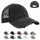 CWENDANER Unisex Baseball Mütze, Trucker Kappe Mesh, Verstellbare Mesh Running Caps, Vintage Basecap Kappe, Baumwolle Outdoor Running Freizeit Basecap, Für Sport Reisen Drauße