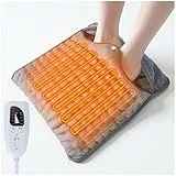 Fußwärmer Elektrischer mit 6 Temperaturstufen 4 Timing-Shutdown und Überhitzungsschutz Elektrischer Fußsack Kuscheliger Fußwärmer, Wärmedecke Elektrisch