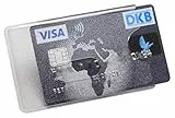 orgaexpert 6X EC Kartenhülle Stabil NEU Kreditkartenhüllen, Scheckkartenbox, Schutzhülle (Matt)