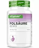 vit4ever Folsäure - 365 Tabletten - 400µg - mit Vitamin B9