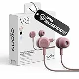 sudio V3 Essential Wired Kopfhörer mit Kabel | In Ear Kopfhörer mit USB-C Anschluss | Geflochtenes, Kabelbruch-sicheres Design | Integriertes Mikrofon | IPX4 Wasserresistent | Rosa