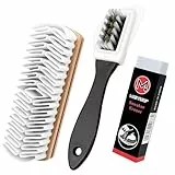Crihovy 5-Teiliges Set Schuhbürste Wildleder, Schuhputzsets, Wildlederbürste für Schuhe, Schuhbürsten Set, Schuhputzbürste, Lederbürste, Schuh Bürste, Wildleder Schuhbürste Kit, Schuhpflegeset Weich