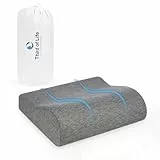 Reisekissen Memory Foam, ergonomisches Reisekopfkissen, weiches Nackenstützkissen für Kinder, Erwachsene, Allergiker, Nackenkissen Reise, kleines Kissen für Auto, Flugzeug Camping, travel Pillow