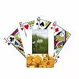no/no Double White Cosmos Art Deco Fashion Gold Poker Spielkarte Klassisches Spiel