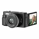 Easypix PowerPro VX7230 Compact, Systemkamera mit WiFi, 10x Optischer Zoom, Auflösung bis 72 MP, 2.8' Klappbares Display, Blitzschuh
