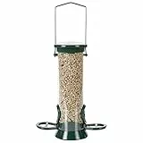 C J Wildlife Defender VIT-22054 Futterstation aus Metall, 2 Anschlüsse, klein, 20 cm, Grün