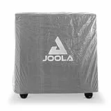 JOOLA 19900 Tischtennistisch Abdeckung Tischabdeckung Wetterfeste Schutzhülle Outdoor und Indoor, Schwarz, 150 x 160 x 50-80 CM