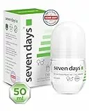 seven days Antitranspirant 50ml, Roll On gegen Schweiß [Langzeitschutz - Bis 7 Tage] Antitranspirant starkes schwitzen, Anti Transpirant Herren & Damen Deo, Mittel gegen Schwitzen, Deoroller