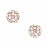 Fossil Ohrringe Für Frauen Mop, 10(D)*2.0(Dicke)mm Rose Gold Edelstahl-Ohrringe, JF02906791