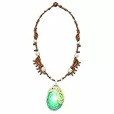Disney JAKKS Pacific Vaiana Herz von Te Fiti Magische Muschelkette, offiziell lizenziert, Kinderkostüm, Leuchtkette für Mädchen, lässt sich öffnen und enthüllt ein leuchtendes Design, 3+