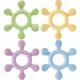Okonkn Beißring Baby,Zahnungshilfe Spielzeug Silikon Baby Zubehör Für Jungen Und Mädchen