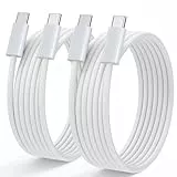 NIBIKIA USB C Kabel, 100W [2Stück 2M+2M] PD3.0 Schnellladekabel USB C auf USB C, Ladekabel USB-C Ladegerät für iPhone 16/15 Serie, MacBook Pro/Air, iPad Pro, Galaxy S25/S24/S23/S22, Pixel 9 usw