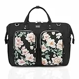 Pomelo Best Wickeltasche mit wasserdicher Wickelunterlage und 2 Kinderwagen Haken verstellbare Schultergurt multifunktionale Umhängetasche Reisetasche für Unterwegs