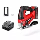 Einhell Akku-Stichsäge TC-JS 18/70 Li (1x 2,5 Ah) Power X-Change (18 V, 70 mm Schnitttiefe, werkzeugloser Sägeblattwechsel, Absaugadapter, inkl. 2,5 Ah Akku & Ladegerät, 1x Sägeblatt)