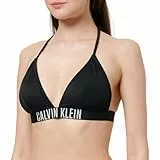 Calvin Klein Damen Bikini Oberteil Triangel Herausnehmbare Polster, Schwarz (Black), M